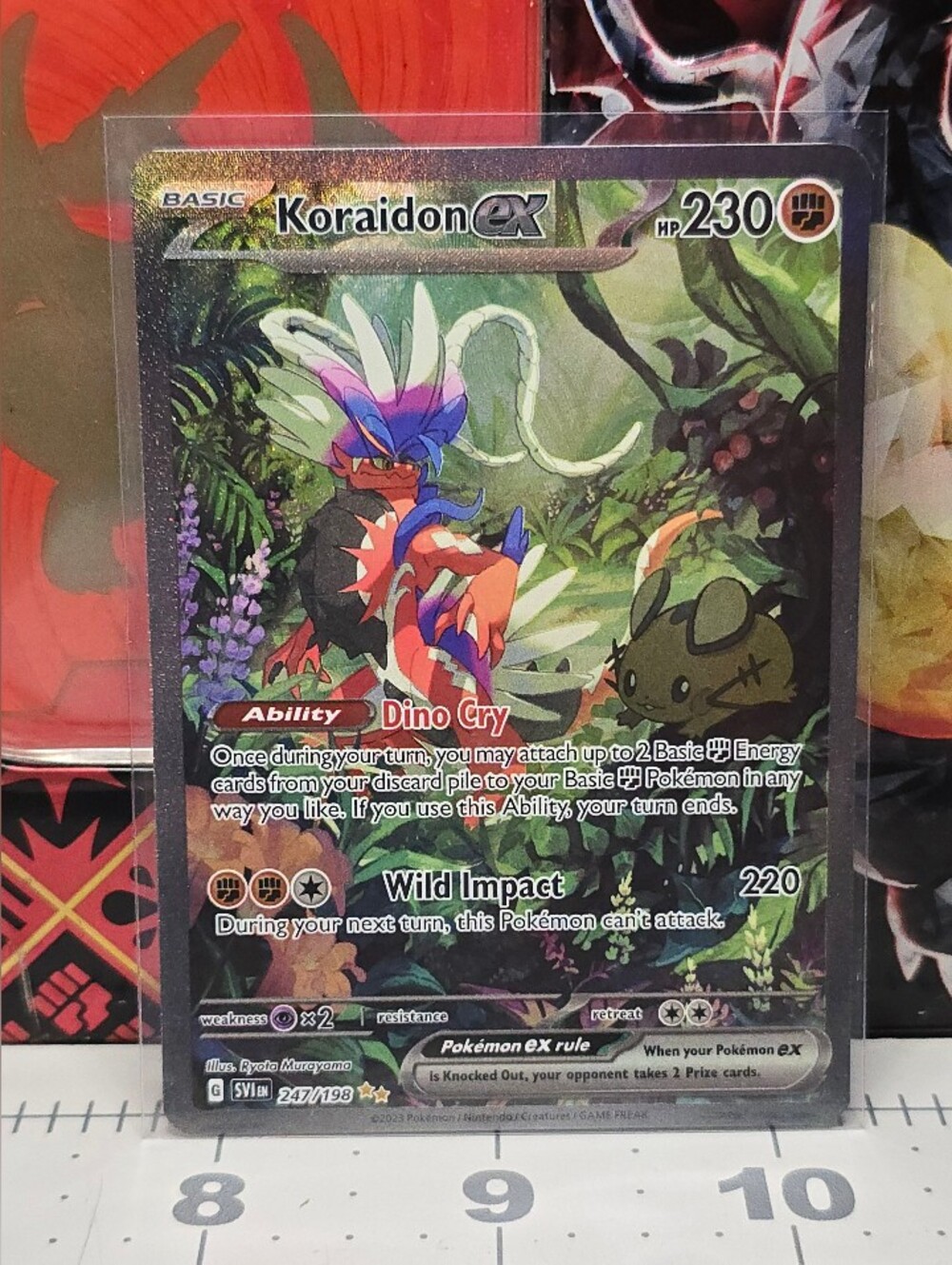 Pokemon Company Koraidon ex 247/198 SV01 S&V Ultra Rare Full Art Holo EN 2023